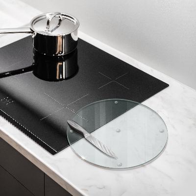 Deska do krojenia transparentna okrągła okrągła