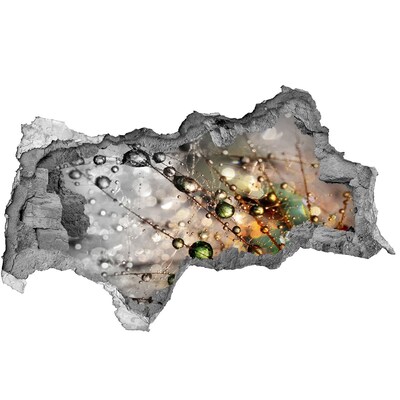 Fotomural autoadhesivo efecto agujero 3d Estructura cristalina a la luz