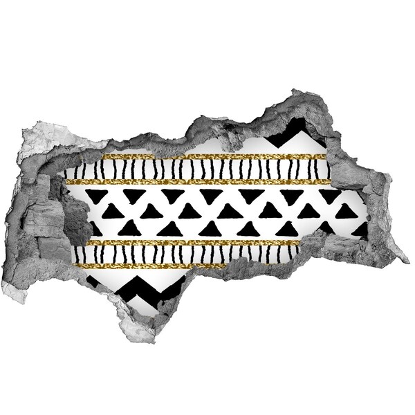 Fotomural autoadhesivo efecto agujero 3d Agujero estilizado en la pared