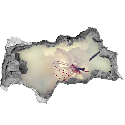 Samoprzylepna naklejka na ścianę Kwiatowe marzenie za ścianą