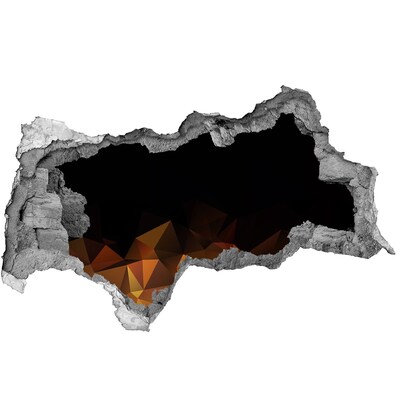 Dziura 3d foto tapeta naklejka Wnętrze wulkanu