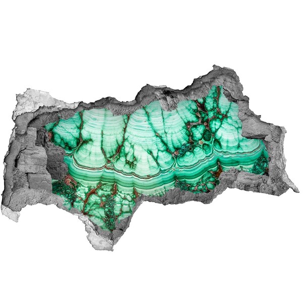 Vinilo adhesivo boquete en la pared rota Gruta de Malaquita