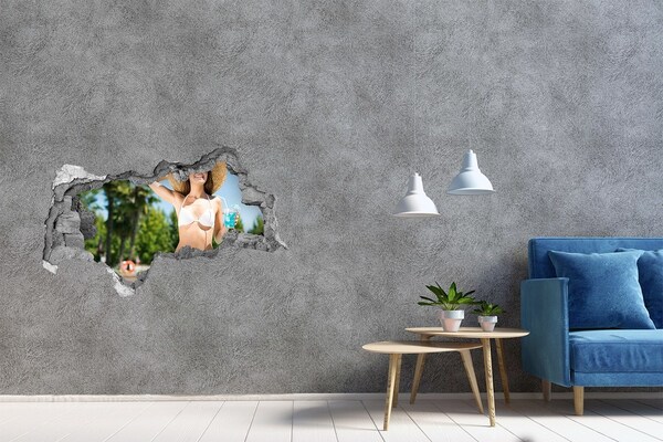 Fototapeta dziura na ścianę Karaibskie wakacje w słońcu