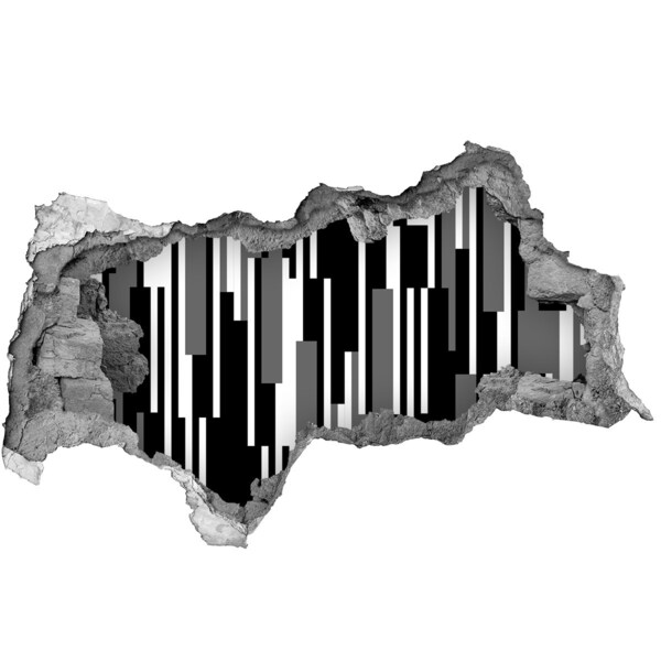 Fotomural autoadhesivo efecto agujero 3d Arte moderno en la pared