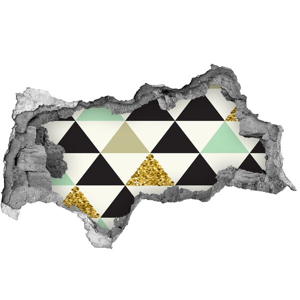 Fototapeta dziura na ścianę Geometryczne Wzory na Ścianie