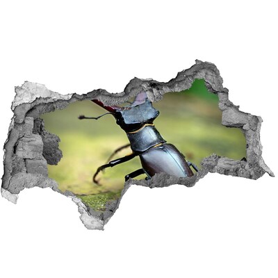 Vinilo efecto 3d pared rota irregular Criatura del bosque