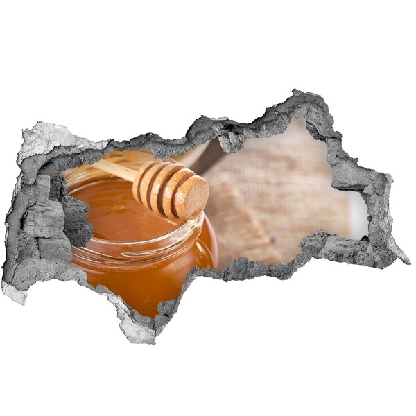Vinilo efecto 3d pared rota irregular Miel directamente de la colmena