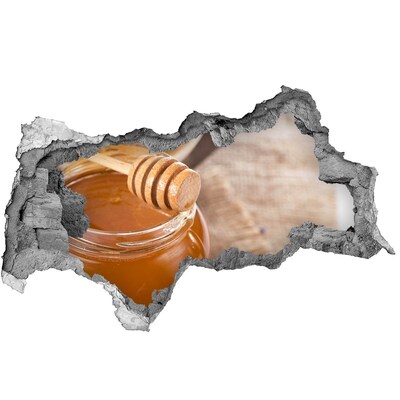 Vinilo efecto 3d pared rota irregular Miel directamente de la colmena