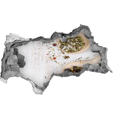 Vinilo adhesivo boquete en la pared rota Explosión de especias