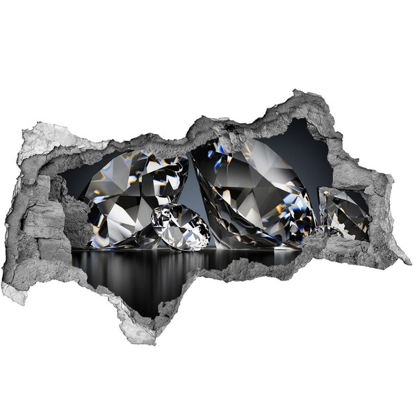 Samoprzylepna dziura na ścianę naklejka Diamentowa jaskinia