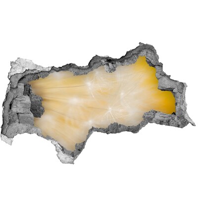 Samoprzylepna naklejka na ścianę Kwiatowa przestrzeń za ścianą