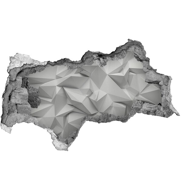 Vinilo adhesivo boquete en la pared rota Agujero moderno en la pared