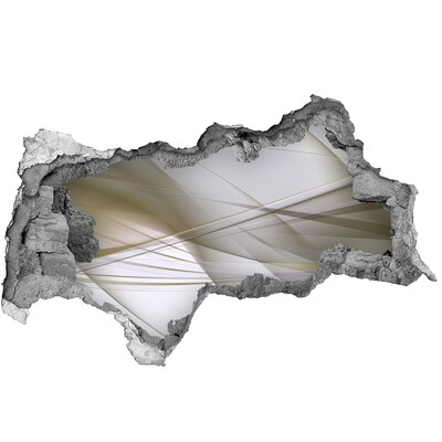 Dziura 3d fototapeta naklejka Nowoczesna przestrzeń w betonie