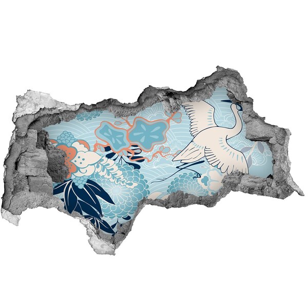 Fotomural autoadhesivo efecto agujero 3d El mundo submarino de los corales