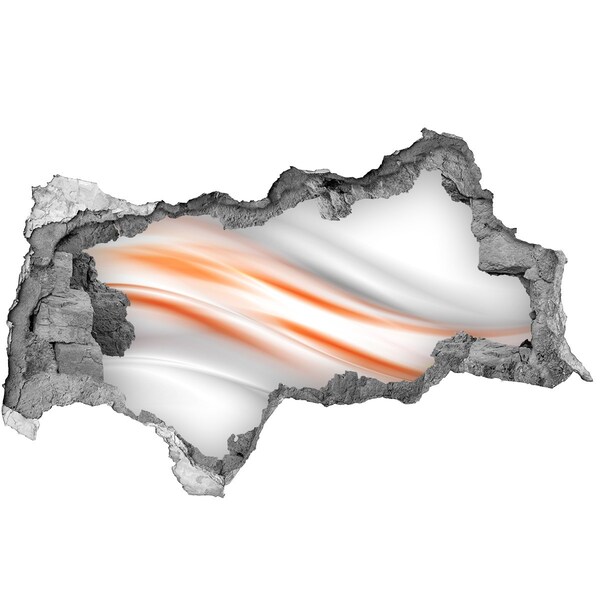 Vinilo adhesivo boquete en la pared rota paisaje futurista