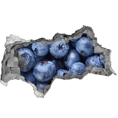 Fotomural autoadhesivo efecto agujero 3d Bayas en hormigón