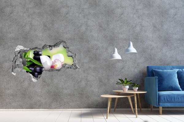 Vinilo efecto 3d pared rota irregular Relájese en el spa