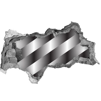 Fotomural autoadhesivo efecto agujero 3d Ilusión de pared rota