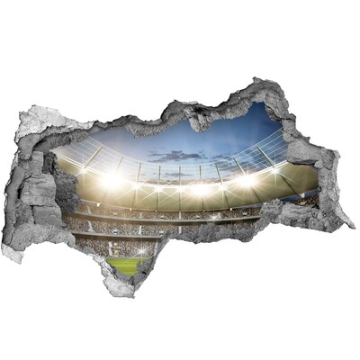 Samoprzylepna dziura na ścianę naklejka Stadion w akcji