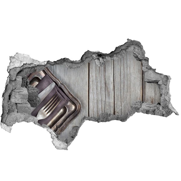 Samoprzylepna naklejka Urokliwa jadalnia w rustykalnym stylu