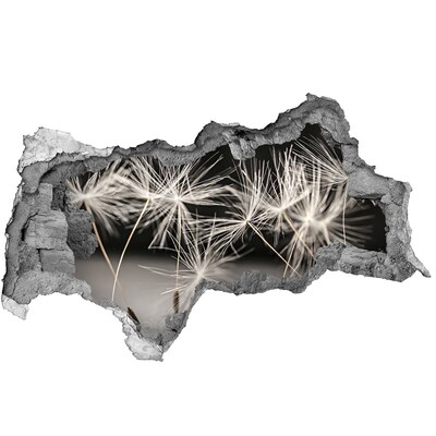 Fotomural autoadhesivo efecto agujero 3d Sueño de diente de león