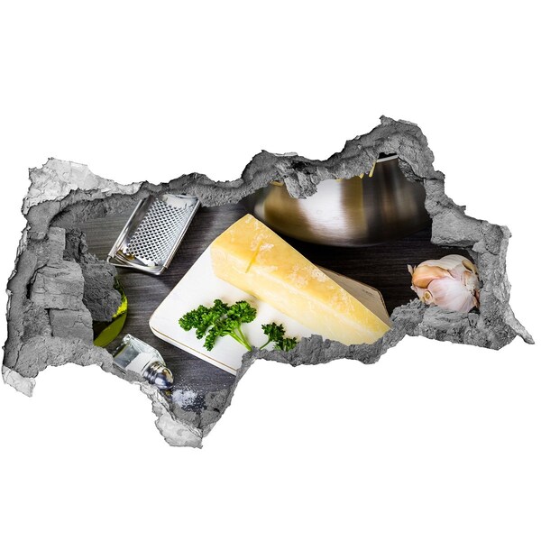 Fotomural autoadhesivo efecto agujero 3d Inspiraciones para la cocina