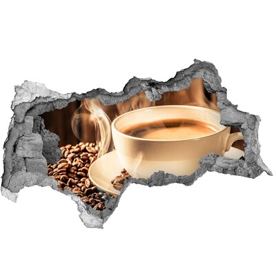 Samoprzylepna naklejka Kawa w kamiennym otworze