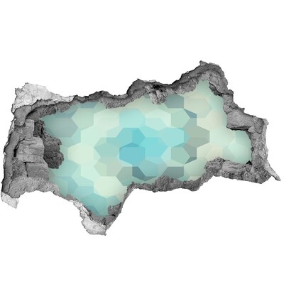 Fototapeta dziura na ścianę Wodne refleksy w betonie