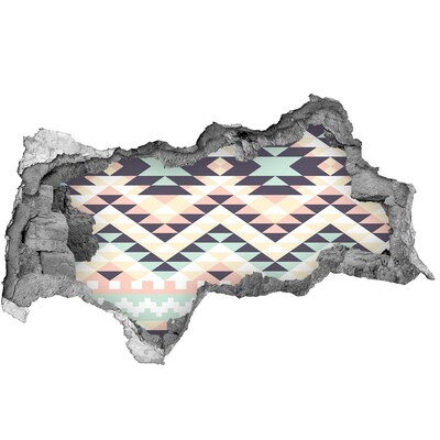 Fotomural autoadhesivo efecto agujero 3d Geometría en el agujero