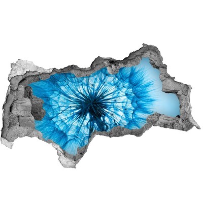 Vinilo adhesivo boquete en la pared rota El mundo submarino en tonos azules