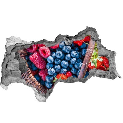 Samoprzylepna naklejka Owocowa dziura w ścianie