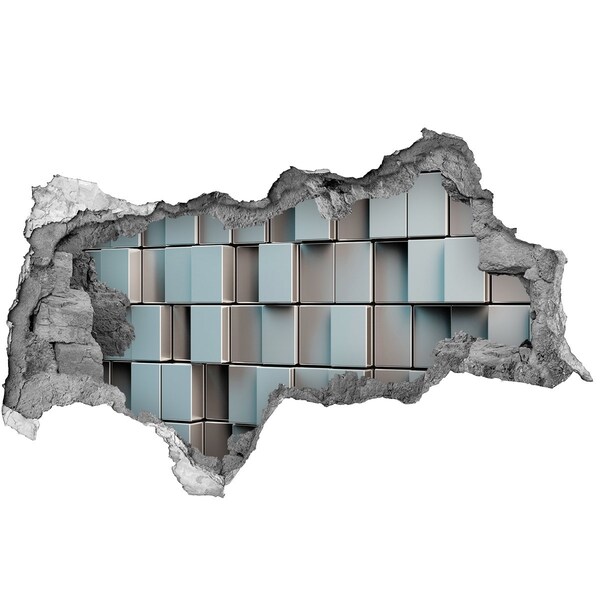 Vinilo efecto 3d pared rota irregular pared de ladrillo moderna