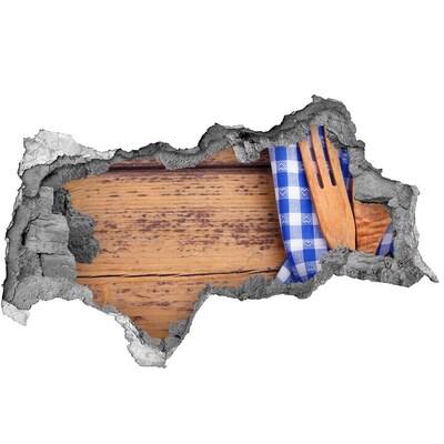 Fototapeta dziura na ścianę Kulinarny zakątek