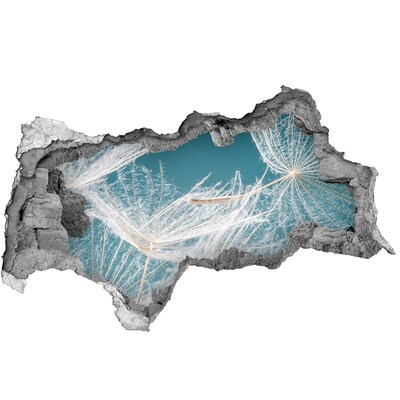 Samoprzylepna dziura naklejka Kwiatowe marzenia za ścianą