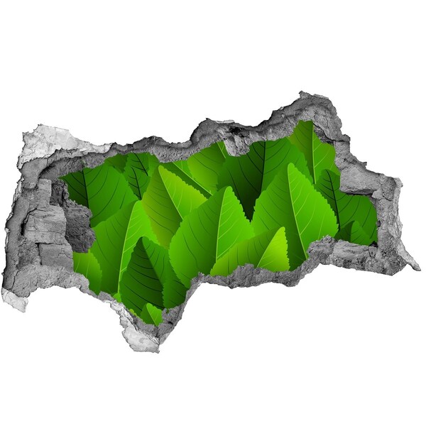 Fototapeta dziura na ścianę Zielona oaza w betonie