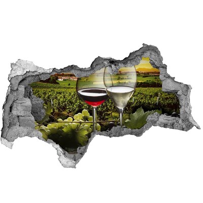 Samoprzylepna naklejka Wino w winnicy