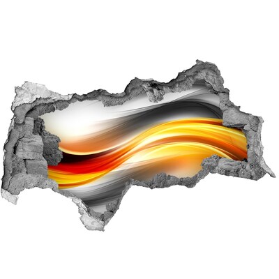 naklejka fototapeta 3D widok Przełom kolorów w betonie