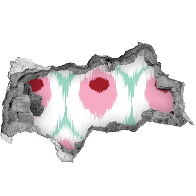 Vinilo efecto 3d pared rota irregular Ilusión sonora en el hormigón