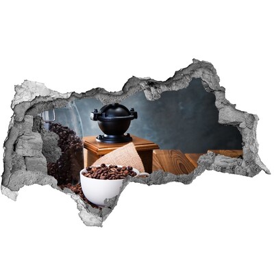 Fototapeta dziura na ścianę Kawa w domowej kawiarni