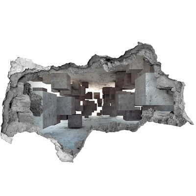 Samoprzylepna naklejka beton Przejrzysta przestrzeń w surrealistycznym stylu