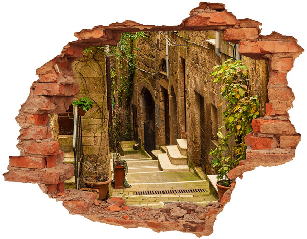 Fototapeta dziura na ścianę Urokliwa uliczka w miasteczku