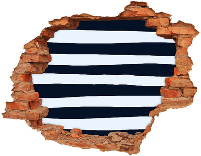 Fototapeta dziura na ścianę Przebicie do morskiej głębi