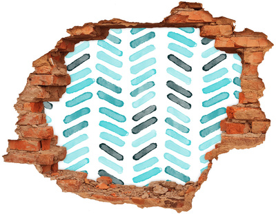 Fototapeta dziura na ścianę Wnętrze w stylu nowoczesnym