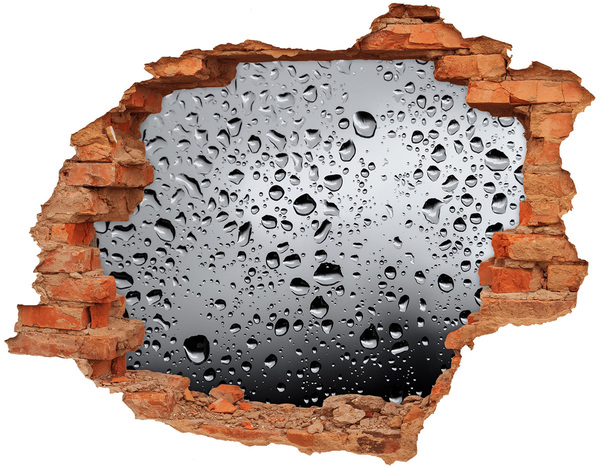 Samoprzylepna dziura na ścianę Odbicie w wodzie