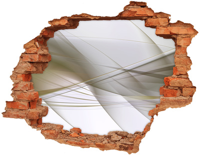 Pegatina agujero en la pared autoadhesiva Espacio moderno en hormigón