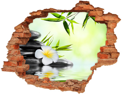 Trampantojo de pared rota efecto profundidad Un oasis de paz en la naturaleza