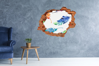 Pegatina agujero en la pared autoadhesiva Océano tropical