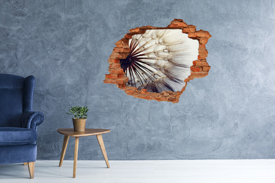 Trampantojo de pared rota efecto profundidad Un sueño floral en hormigón