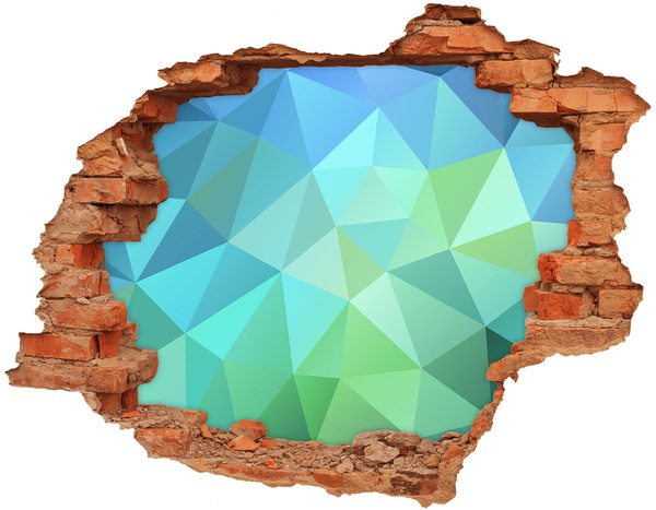 Pegatina agujero en la pared autoadhesiva Agujero virtual en la pared