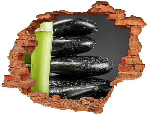 Trampantojo de pared rota efecto profundidad Piedras de spa